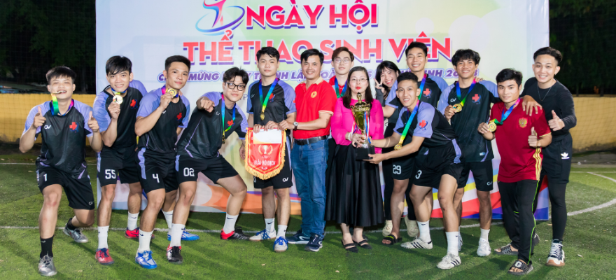 Kết quả chung cuộc đội FC NEW STAR giành giải vô địch bóng đá nam sinh viên