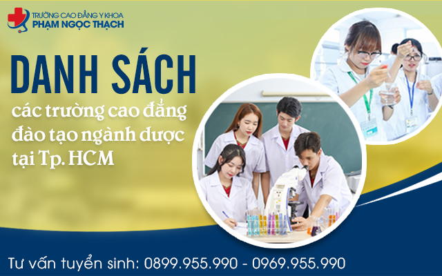 Trường Cao đẳng Y khoa Phạm Ngọc Thạch là một trong những địa chỉ uy tín hàng hàng đầu về đào tạo Dược tại TP.HCM