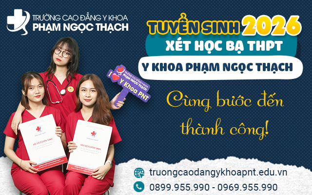 Xét tuyển học bạ được Cao đẳng Y khoa Phạm Ngọc Thạch ứng dụng với tất cả các ngành đang đào tạo
