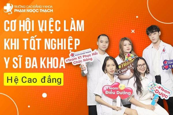 Trường Cao đẳng Y Khoa Phạm Ngọc Thạch là ngôi trường đào tạo Y sĩ Đa Khoa chất lượng