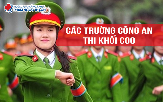 Các trường công an thi khối C00