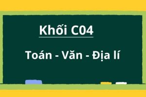 Khối C04 bao gồm những môn nào?