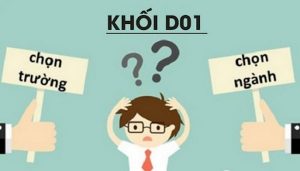 Khối D01 gồm những ngành nào?