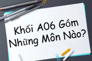 Khối A06 gồm những môn nào?