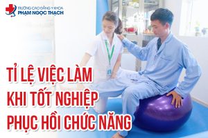 Tỉ lệ việc làm sau khi tốt nghiệp phục hồi chức năng