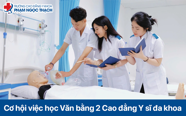 Cơ hội việc làm sau khi học Văn bằng 2 Cao đẳng Y sĩ đa khoa