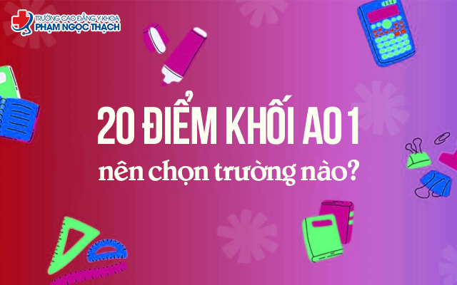 Thí sinh đạt 20 điểm khối A01 có nền tảng tương đối vững chắc để đăng ký vào nhiều ngành và trường thuộc top trung bình – khá Thí sinh đạt 20 điểm khối A01 có nền tảng tương đối vững chắc để đăng ký vào nhiều ngành và trường thuộc top trung bình – khá
