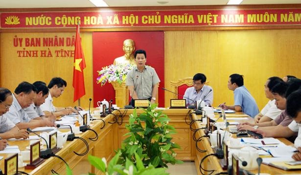 UBND tỉnh Hà Tĩnh làm việc với Sở Y tế về sắp xếp tổ chức bộ máy, tinh giản biên chế ngành y tế