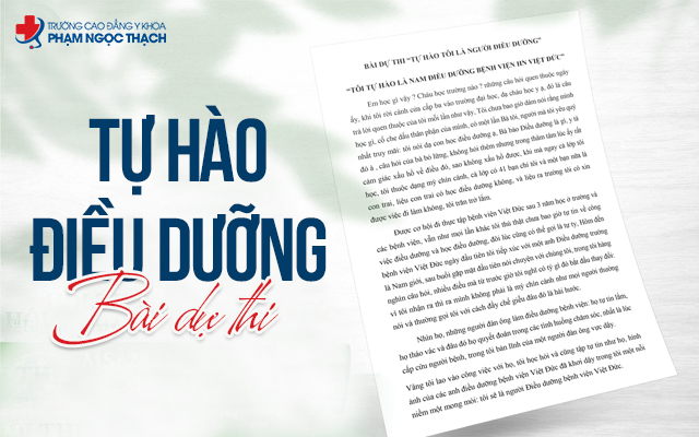 Bài thi tự hào người Điều dưỡng Bài thi tự hào người Điều dưỡng