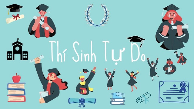 Thí sinh tự do sẽ dự thi tổng cộng 4 môn theo chương trình giáo dục phổ thông 2018