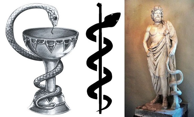 Thần Asclepius được coi là ông tổ của ngành Y Dược