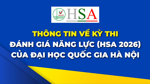 Cấu trúc bài thi Đánh giá năng lực HSA